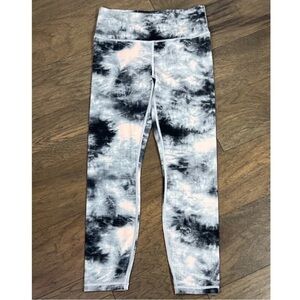 ATHLETA Elation Ice Dye Cropped Leggings 23" Sz S EUC